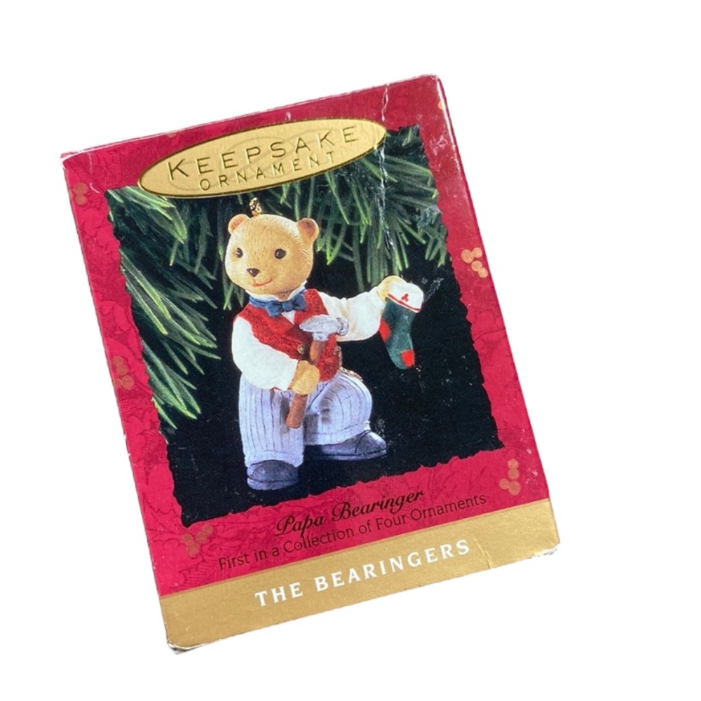Hallmark The Bearingers Papa Bearinger Ornament 1993